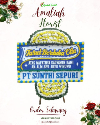 Papan Bunga Duka di Sikalang