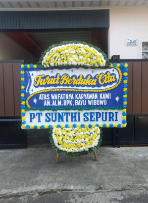 Papan Bunga Duka di Sikalang